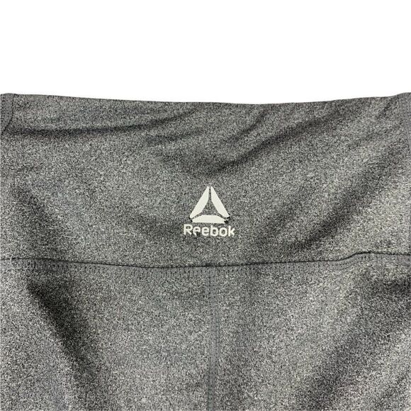 Reebok Tights Women's Size Small‎ Heather Gray Athletic Yoga Leggings - Picture 9 of 12